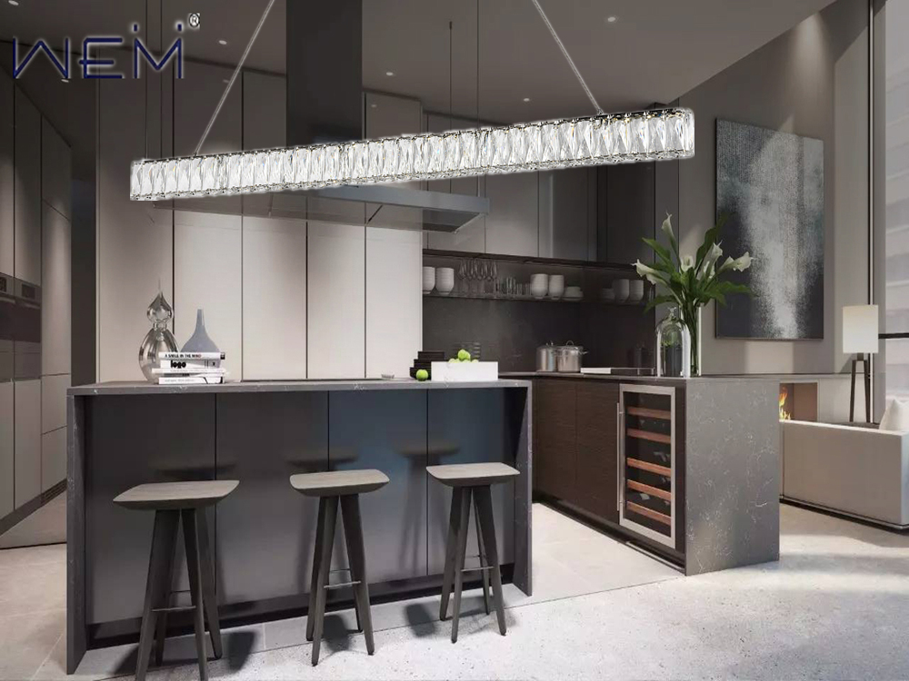 Modern Luxury Hotel Home K9 Crystal Chandelier Led Decorative LED Pendant Light