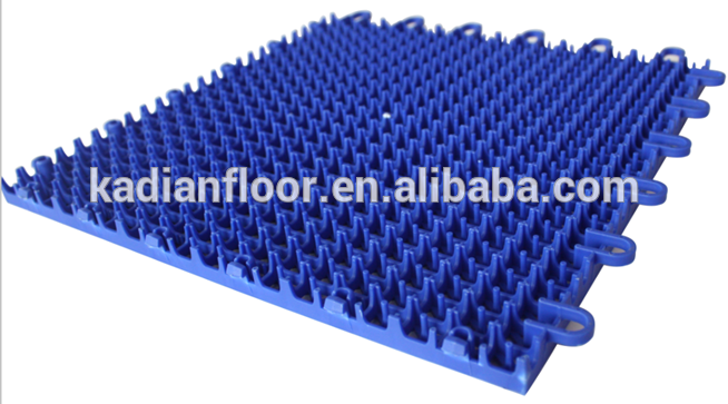 pp outdoor interlocking plastic floor tile for basketball court