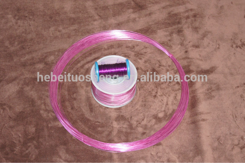 2mm craft color aluminum wire,aluminum colored wires,Coated aluminum wire