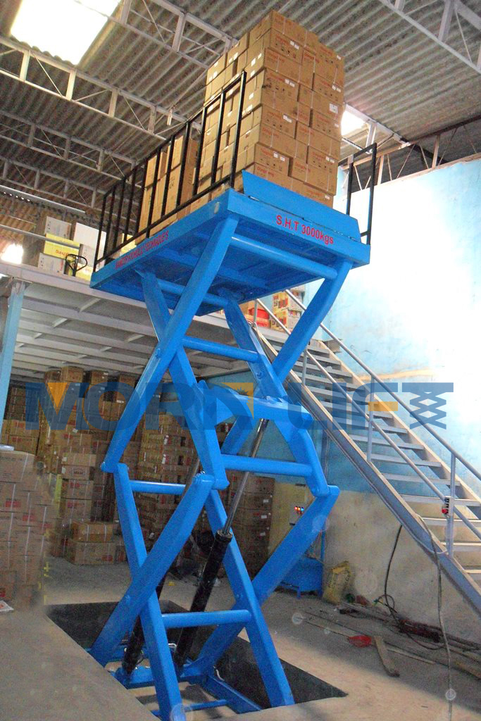 In ground heavy duty hydraulic car reciprocating conveyors & scissors