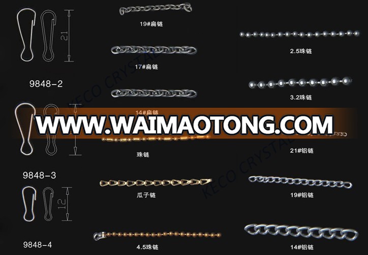 metal chain for crystal chandelier parts, keco crystal provide accessories for chandeliers