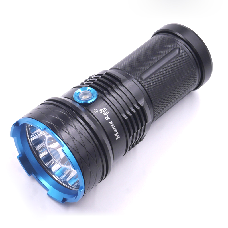 Manta Ray G12 UV 395nm ultraviolet Light 84W Power LED Aluminum 12pc 395nM UV flashlight lamp Black light Torch power by 4x18650