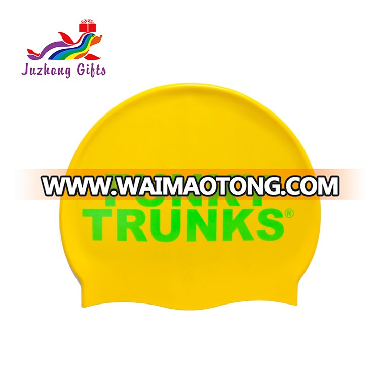 Hot sell wholesale promotion waterpoof silicone swimming cap