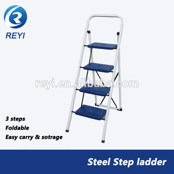 4 step wide step folding ladder