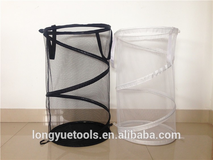 High quality durable round net collapsible laundry bag