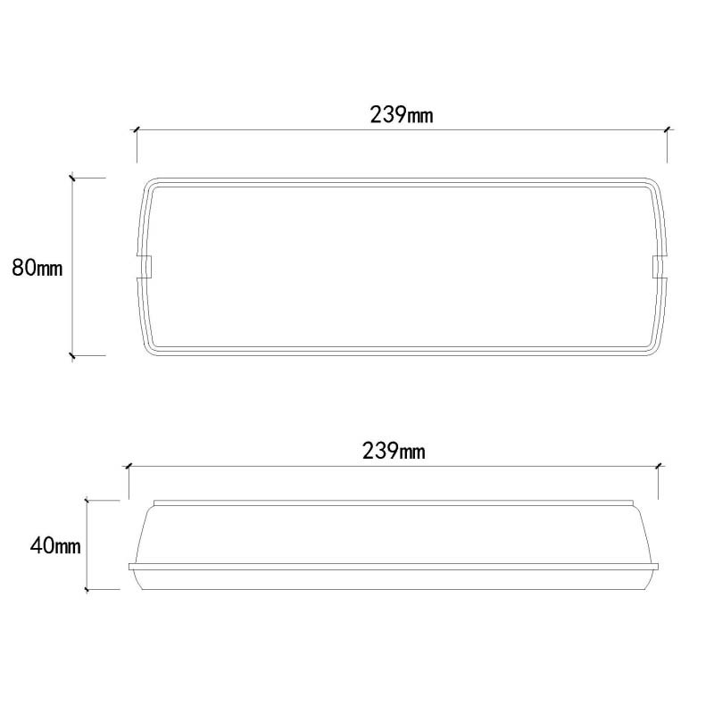 3 pcs LED Ni-Cd Battery Rechargeable Emergency Light