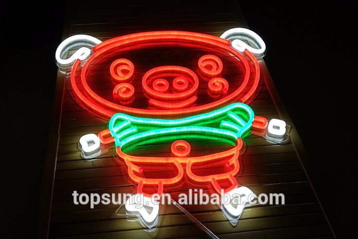 Custom make 24v neon signs cheap with led neon flex