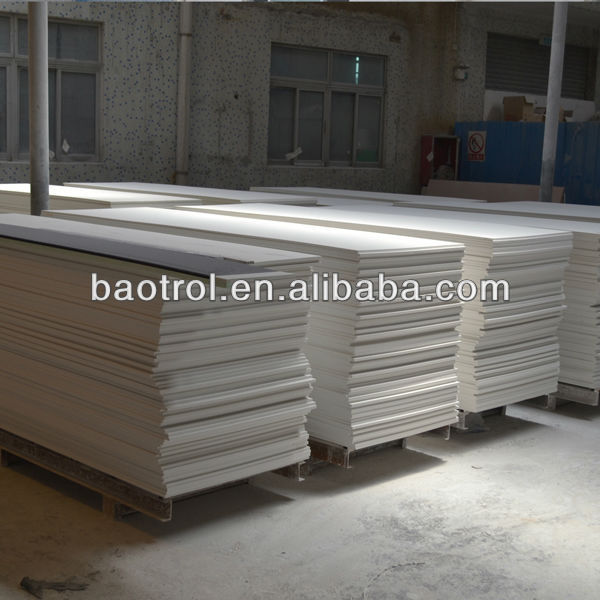 12mm glacier white solid surface sheet