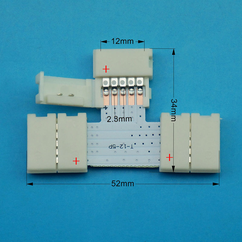 3 pin 10mm led strip connector