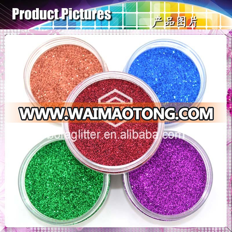 Rainbow Color Pearl Glitter Fine Glitter Powder Nail art Decoration Dust