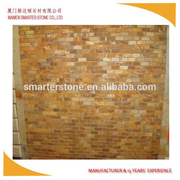 Golden sandstone tile for wall,golden sandstone brick,square sandstone tile