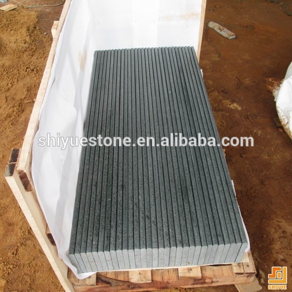 China light green stone G612 granite stair tread