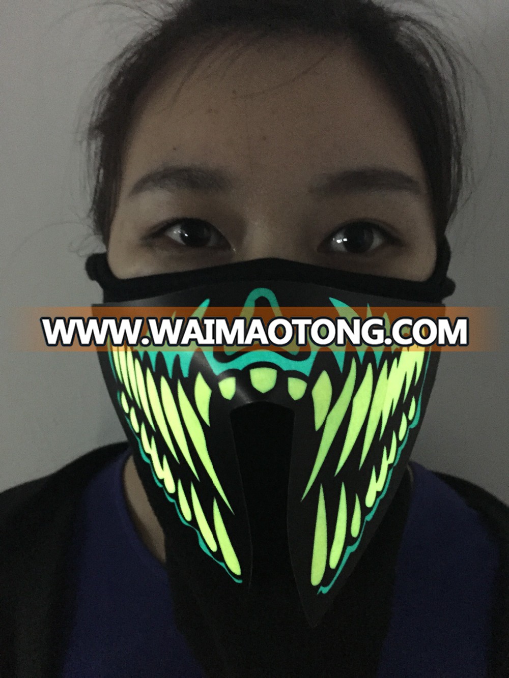 New arrival!!! fashionable el flashing mask cosplay el light mask for halloween