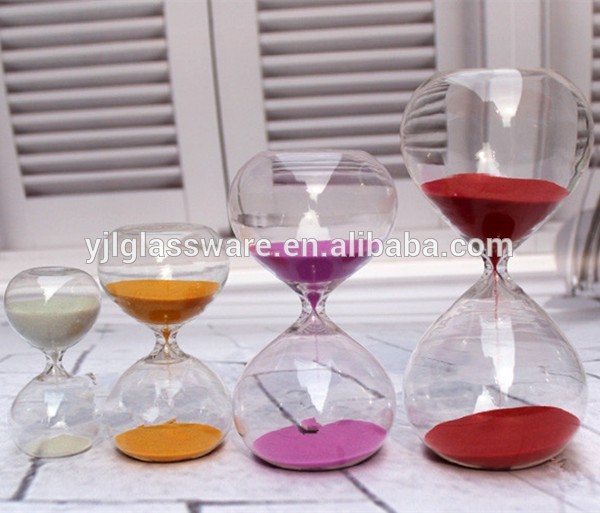 2018 hot selling wholesale factory price available sizes promotional glass sand timer