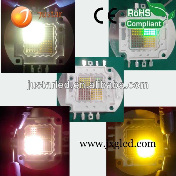 high lumen rgbw high power 50w led chip with Epistar 45mil chip