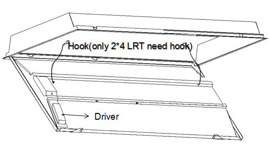 ETL DLC Listed LED Troffer Retrofit KIt With 5 Years Warranty