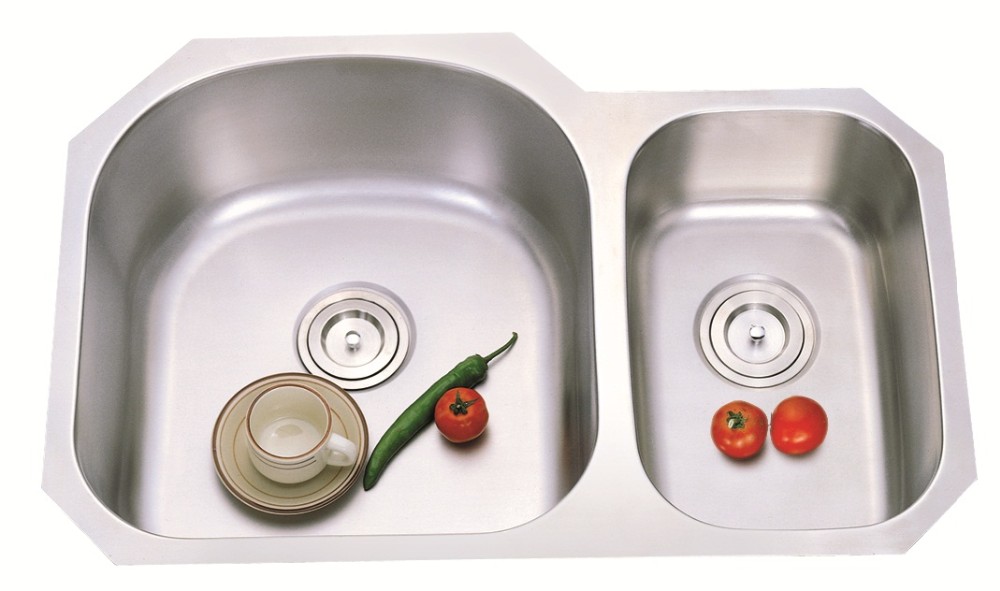 2017 quality design 304 stainless steel double bowl undermount 80 20 kitchen sink