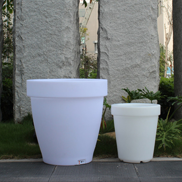 Bright Color Outdoor Led Flower Pot