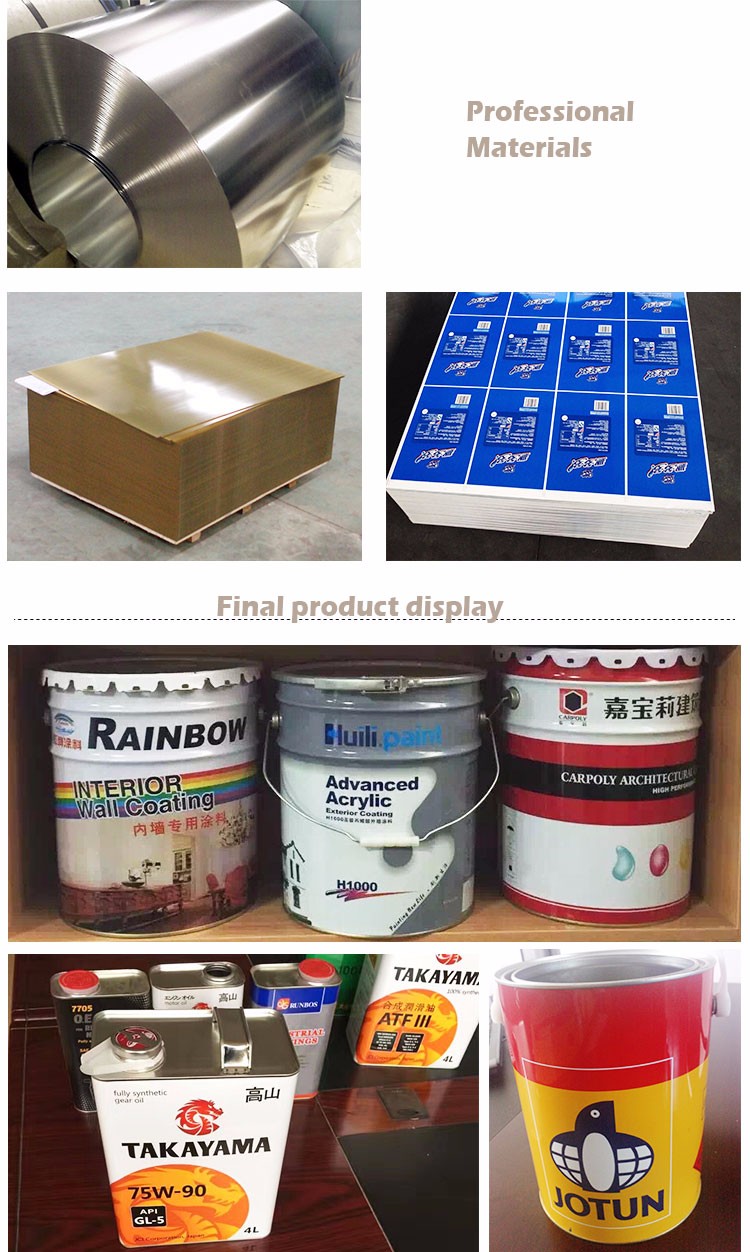 Printed and lacquered tinplate can material with low price