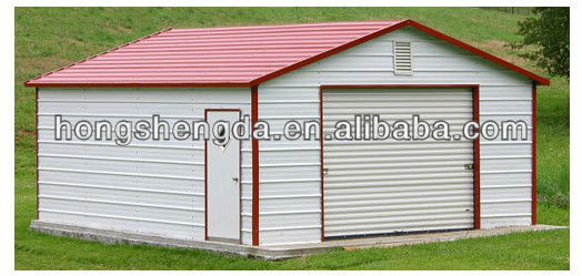 Sandwich Panel steel structure house as garage