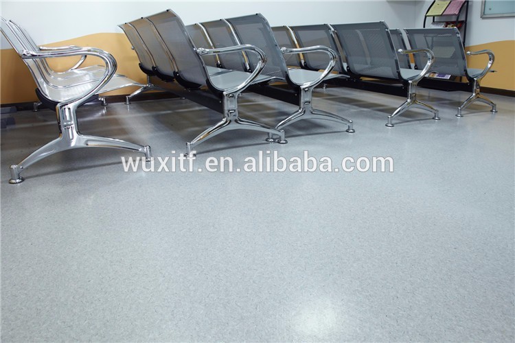 Colorful anti-slip pvc flooring roll, plastic linoleum flooring with CE/ISO