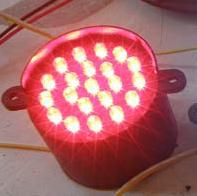 52mm 12vdc Red LED Pixel Cluster Traffic Lights Manufacturer