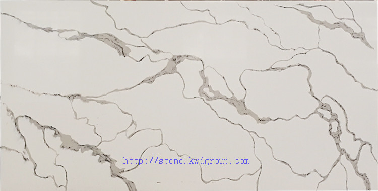 Most popular calacatta white gold quartz stone slab for counter top