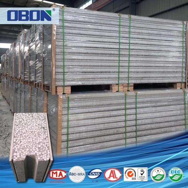 Fujian OBON lightweight polystyrene mixed cement wall panel