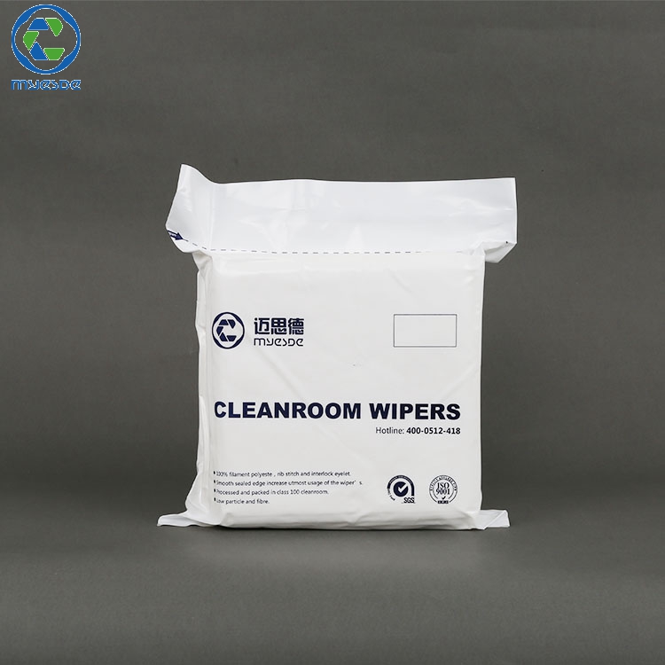 100% Polyester Cleanroom Cleaning Wiper Cloth