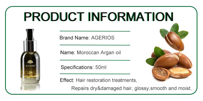 Agerios Professional Morocco Argan oil for Moisturize hair and Reduce Hair Damage