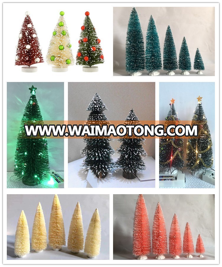 PVC upside down christmas tree xmas home hanging wall decoration