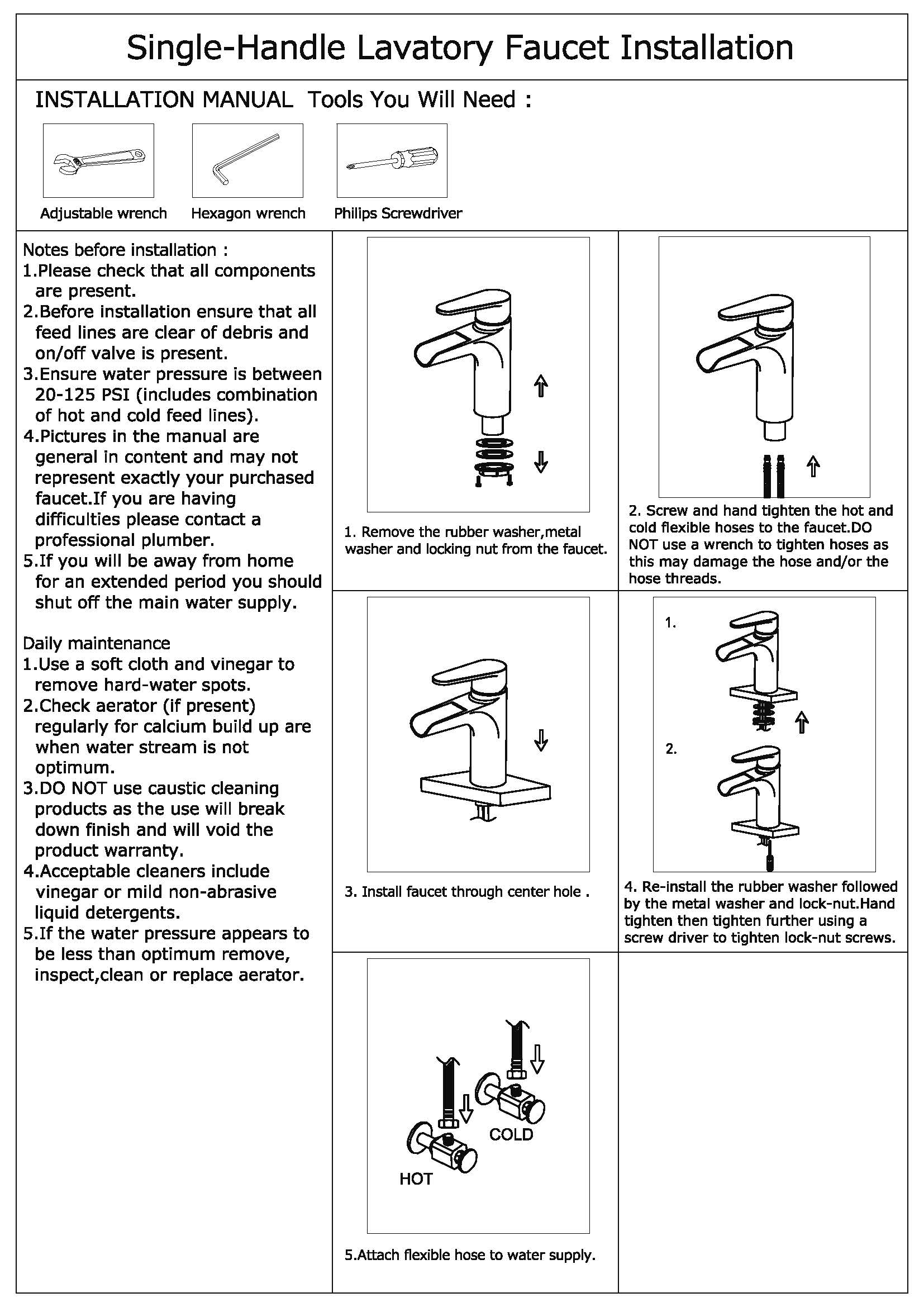 water faucet diverter bathroom set basin faucet