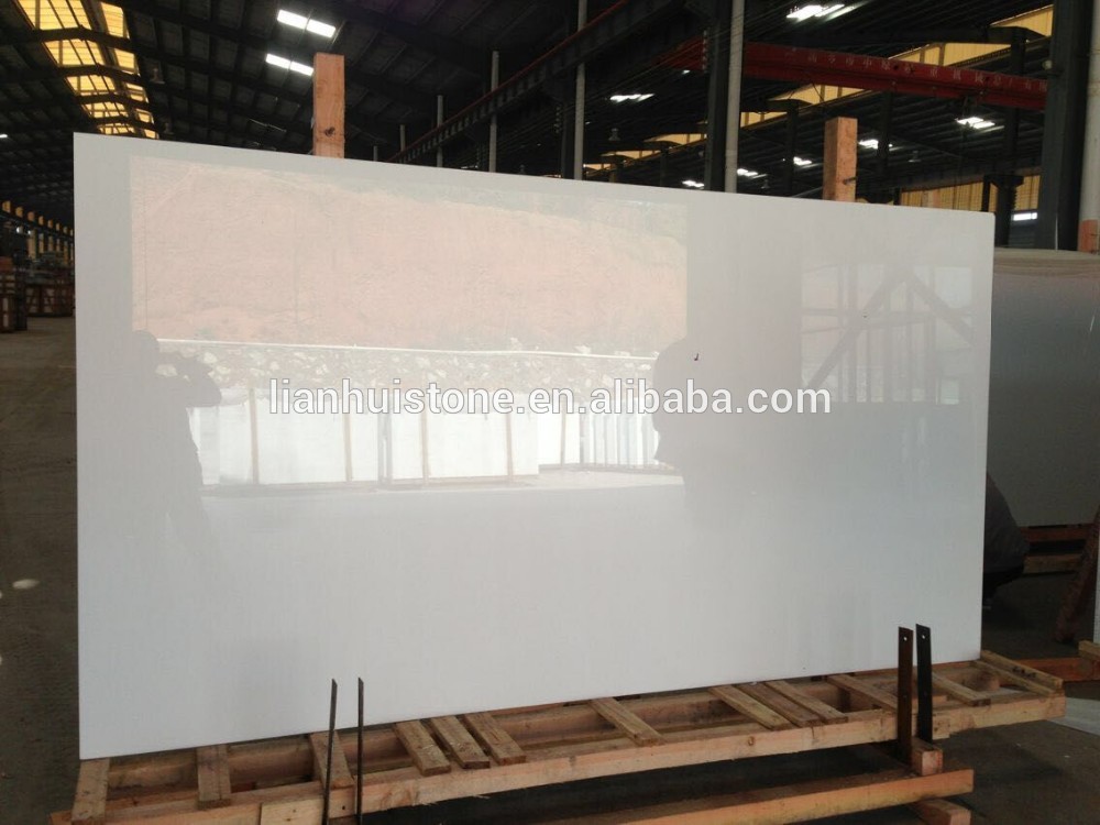 Nano crystallize glass nano 3 pure white artificial stone