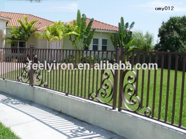 Decorative Wrought Iron Fence Design FF-006