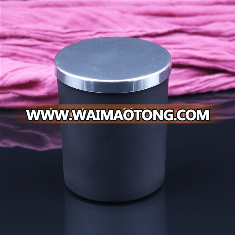 BOYE wholesale custom luxury matt black scented soy wax candle