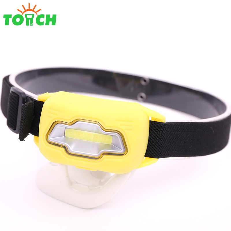 Yiwu Factory new product rubber 3W led cob headlamp super waterproof plastic Mini led headlamp for children