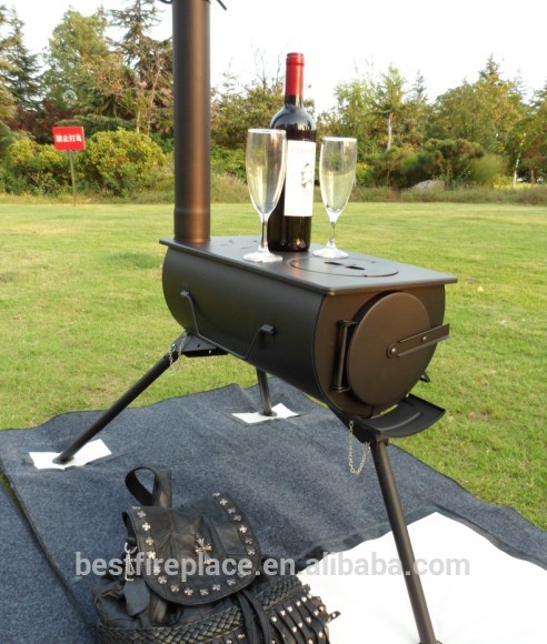 Outdoor warm tent stove