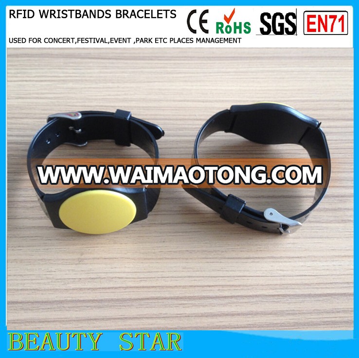 OEM&ODM acceptable NFC silicone wristbands ,factory selling NFC silicone wristbands