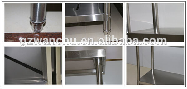 Kitchen Equipment Work Bench,Kitchen Work table ,Stainless Steel Work Table With Under Shelf