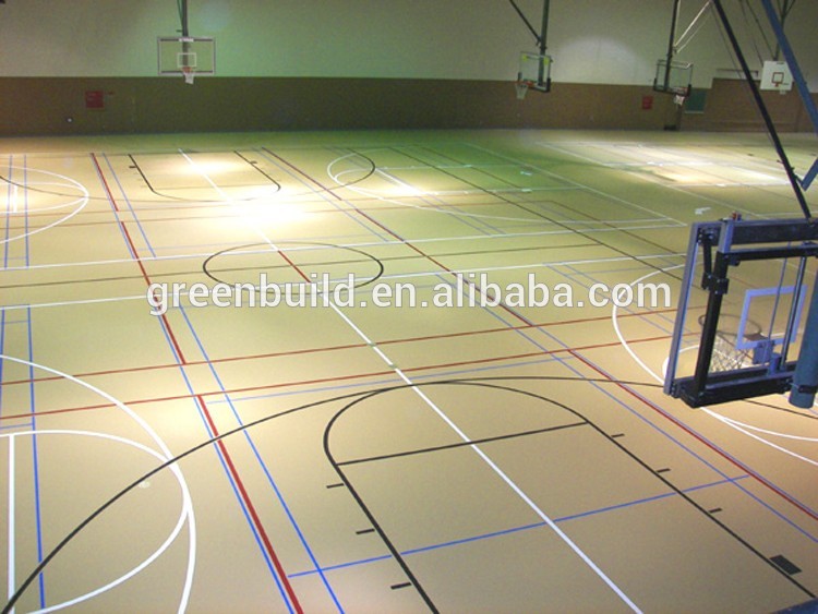 high quality basketball court wood flooring in Guangzhou