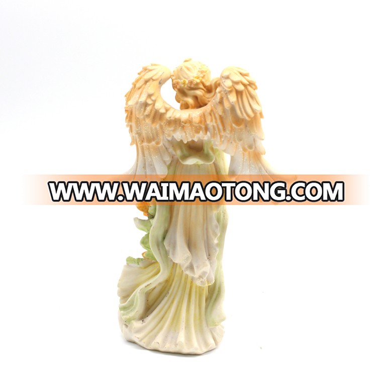 OEM creative design polyresin garden crafts fairy figurines statues for sale