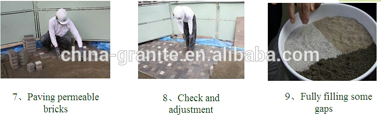 Water absorbing ceramic and water permeable wholesale brick/tile