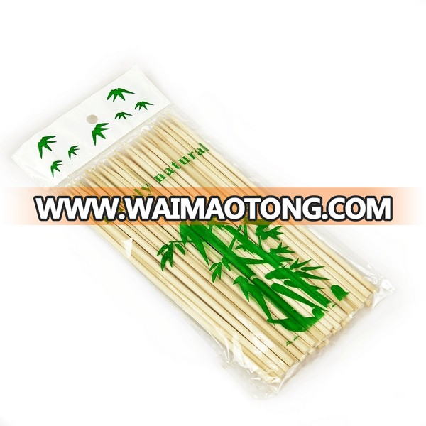 High quality strong party disposable rotating bamboo bbq skewer