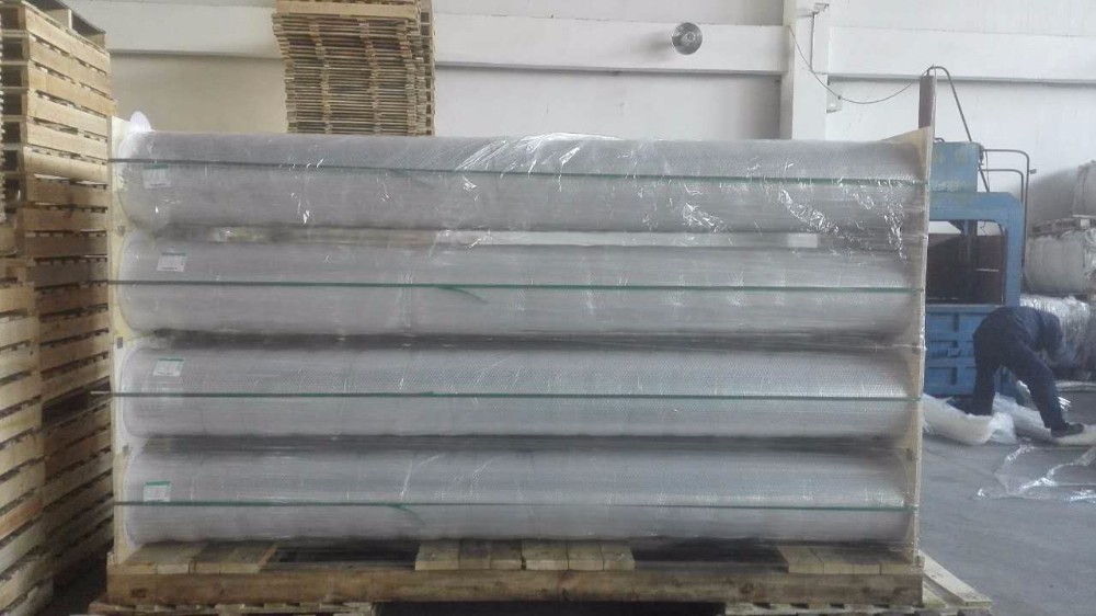 Good use silver aluminum foil laminating woven fabric plastic film