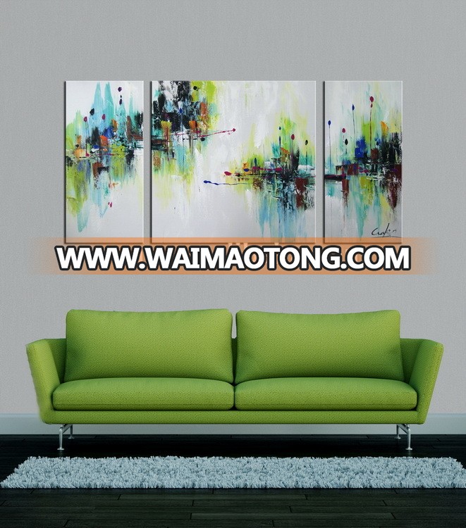 decoration oil paintings triptych on canvas