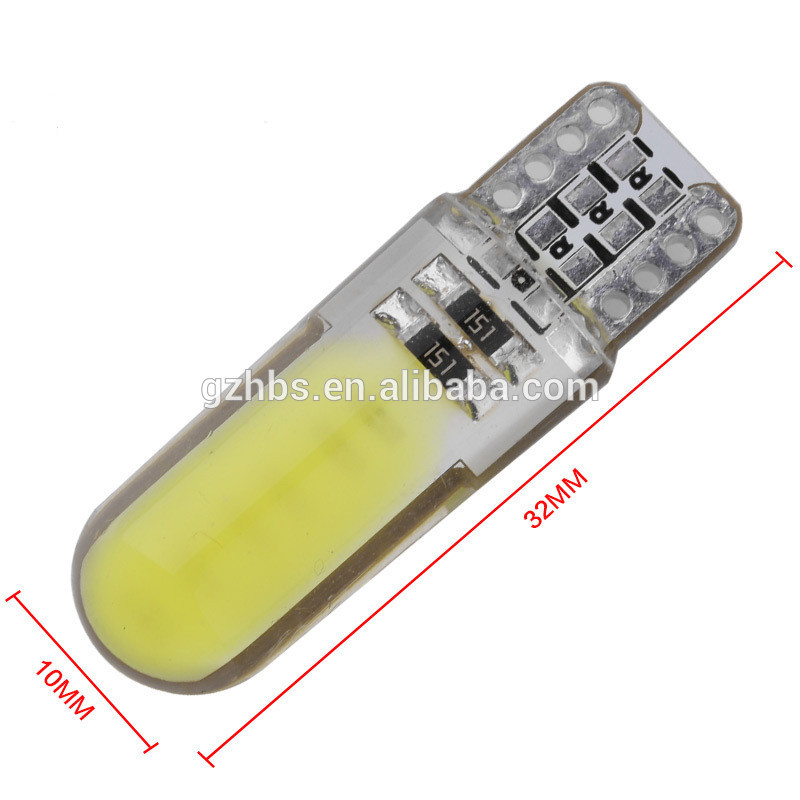 Hot !Silicone Waterproof wholesale led t10 cob silicone bulb lamps