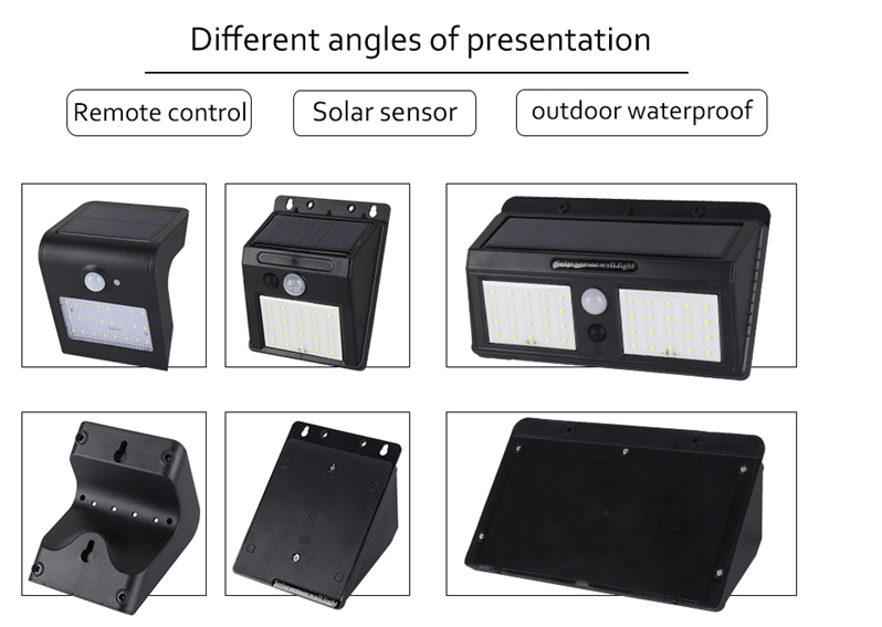 Hot Selling LED Motion Sensor Waterproof Outdoor Solar Wall Light