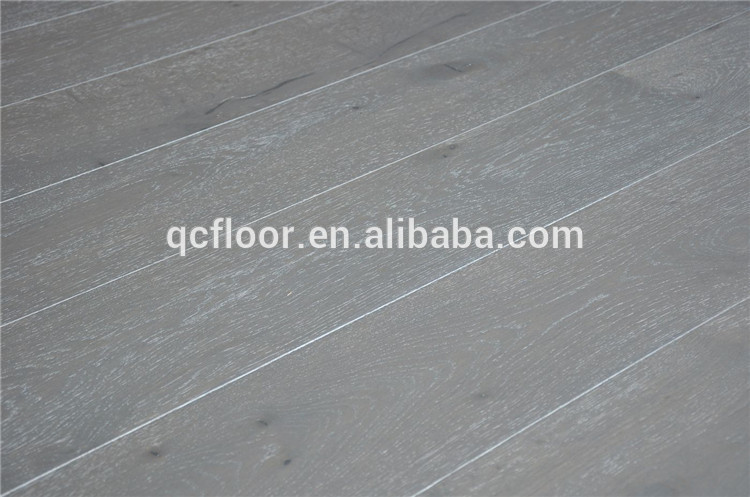 Greenvills home modern construction floor, different styles brushed flooring for customers, self-developed silver washed floors