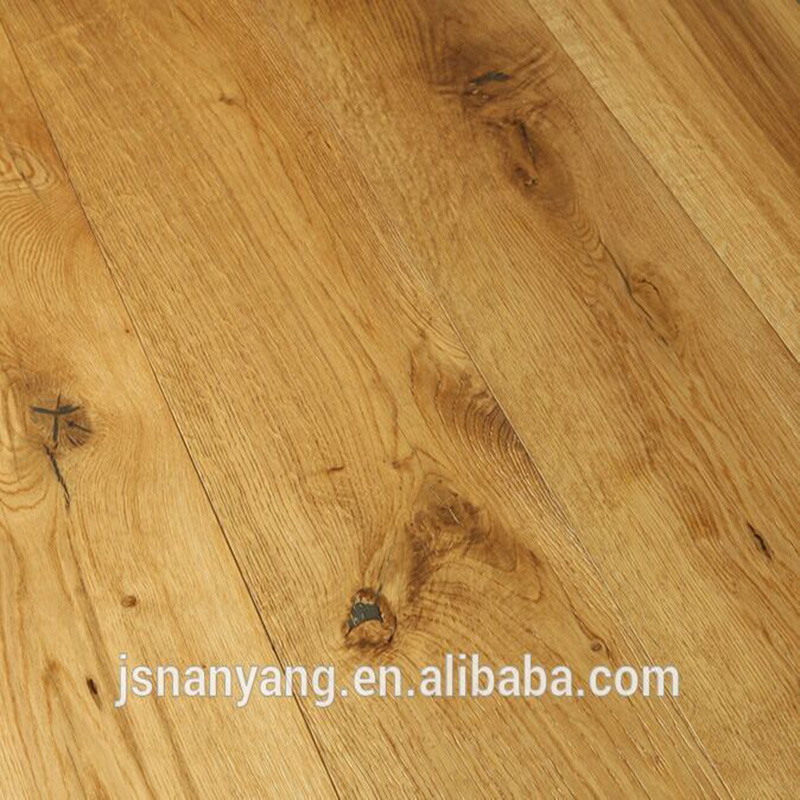 Reclaimed UV lacquered interlocking oak engineered wood flooring Factory for sale