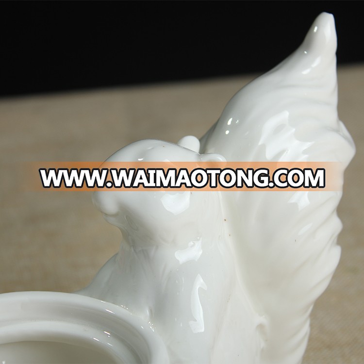 bulk glazed animal shape ceramic flower pots